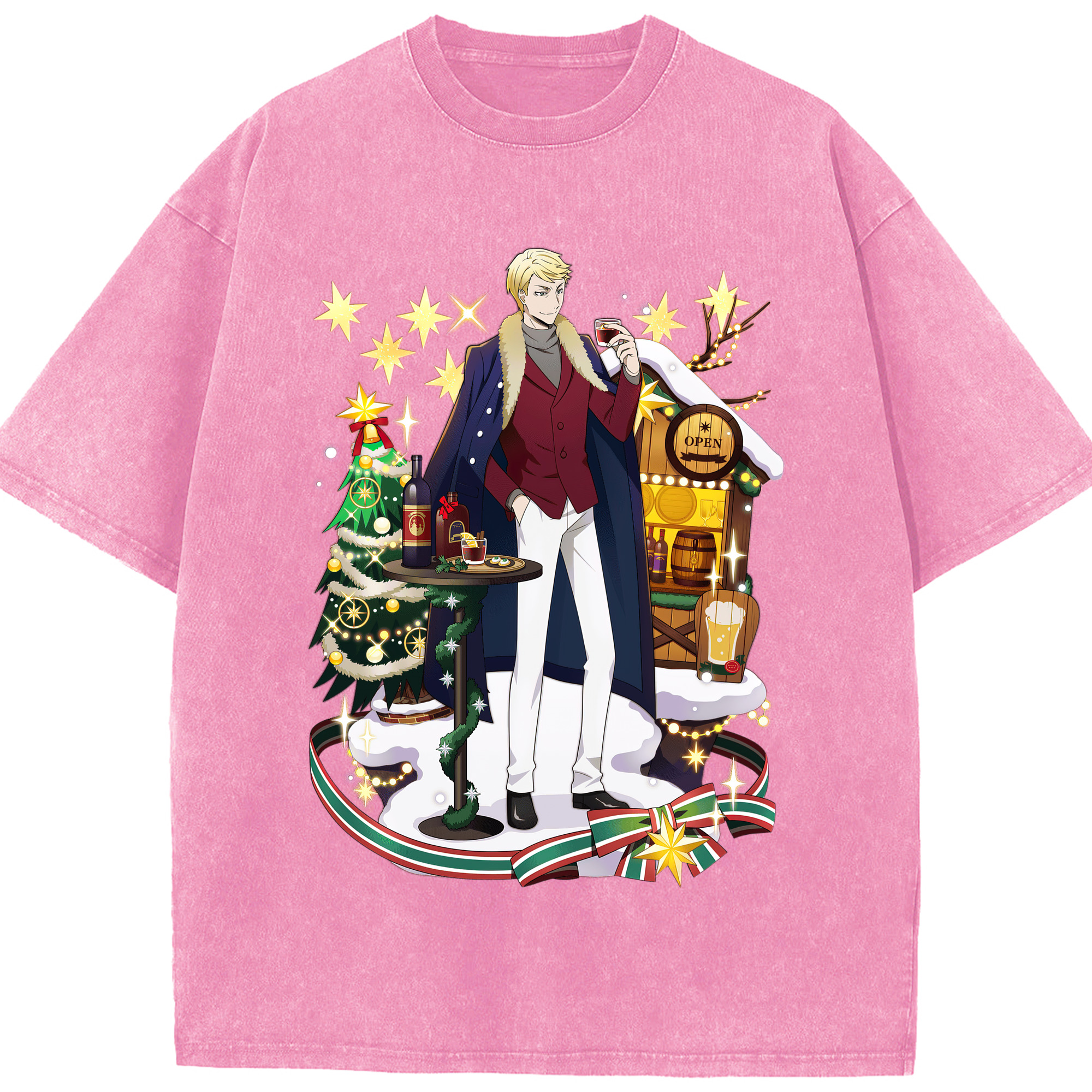 （画像用） 文豪ストレイドッグス Bungo Stray Dogs 綿100% ヴィンテージ風 半袖Tシャツ（フロントプリント）